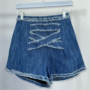 Alexis Jean Shorts with Zipper